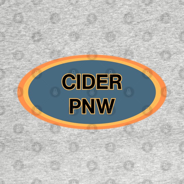 Cider Pacific Northwest! Retro Vintage Cloudy PNW Decal Style by SwagOMart